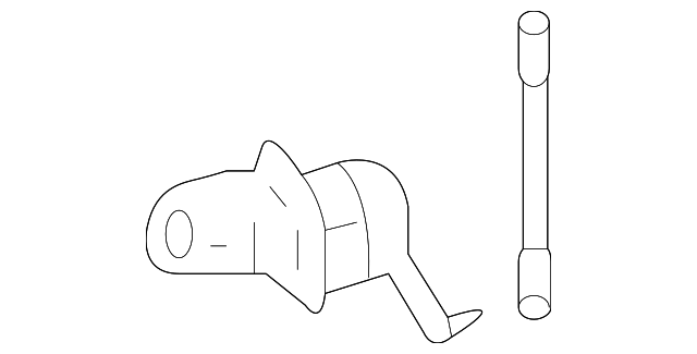 25863268 Деталь REAR SENSOR, LEFT