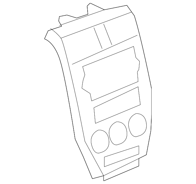 YF381Z2AC Деталь CENTER BEZEL