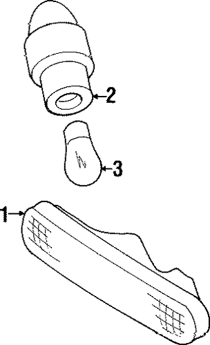 Catera SIDE MARKER LAMPS 2