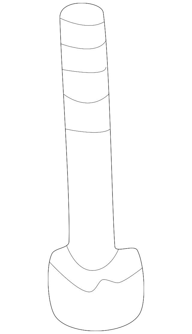 MS240052 Деталь HINGE MOUNT BOLT, LEFT