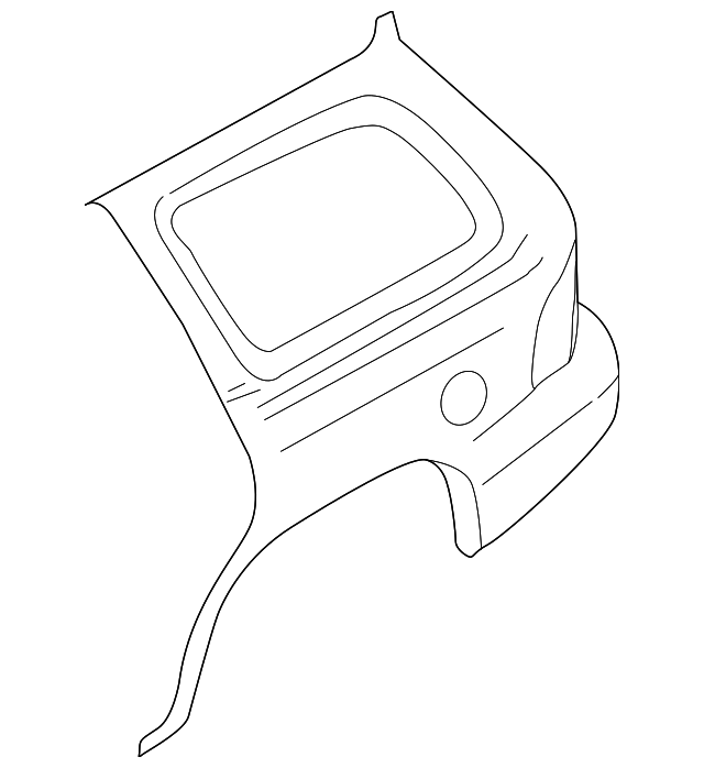 5086270AC Деталь QUARTER PNL ASSY, RIGHT