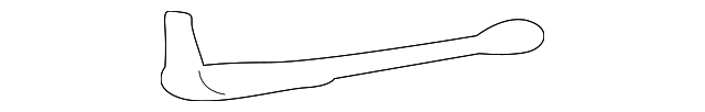 57509-0E010 Деталь REAR REINF, LEFT