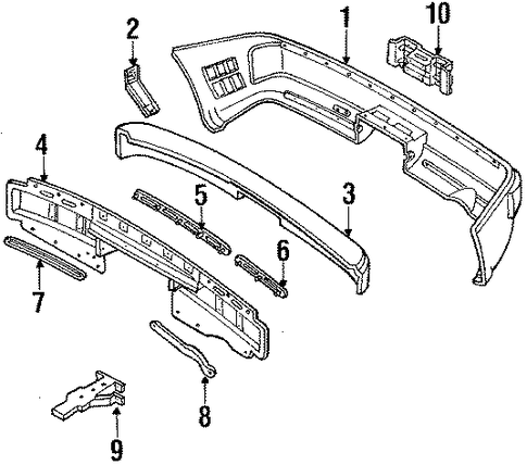 Impulse BUMPER ASSEMBLY - REAR