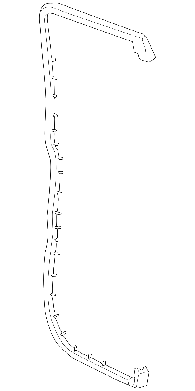 XL3Z1825325AA Деталь DOOR W'STRIP, LEFT