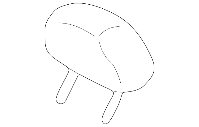 0K2DJ-88140B96 Деталь HEADREST, RIGHT