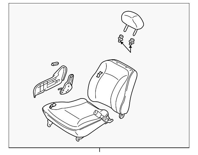 0K2DJ-57100D96 Деталь SEAT ASSY, RIGHT