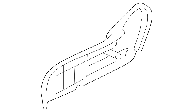0K2A1-88005A96 Деталь SIDE COVER, RIGHT