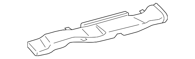 87216-0C080 Деталь HEATER DUCT, LEFT