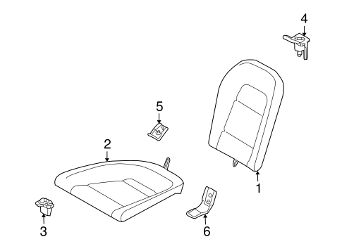 GT-R REAR SEAT COMPONENTS