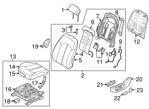 Sonata DRIVER SEAT COMPONENTS