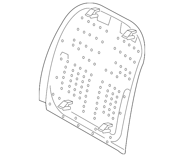 88131-C2000-PPB Деталь SEAT BACK PANEL