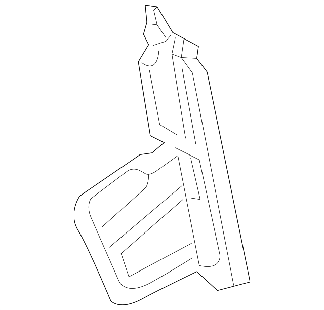 4805699AB Деталь AIR GUIDE, LEFT