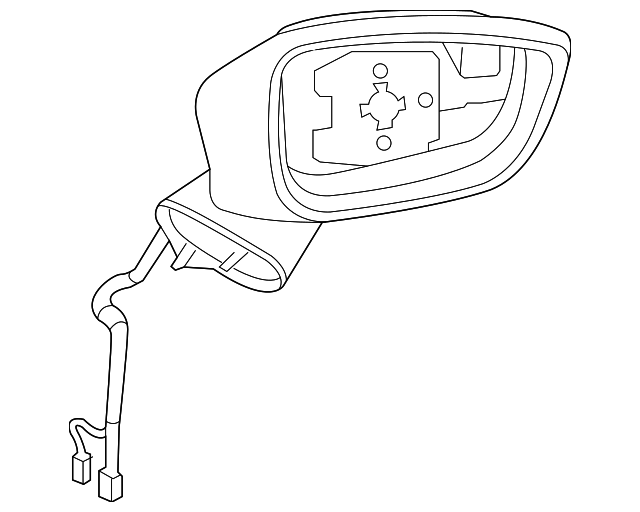 KE40-69-181K Деталь MIRROR ASSY, LEFT