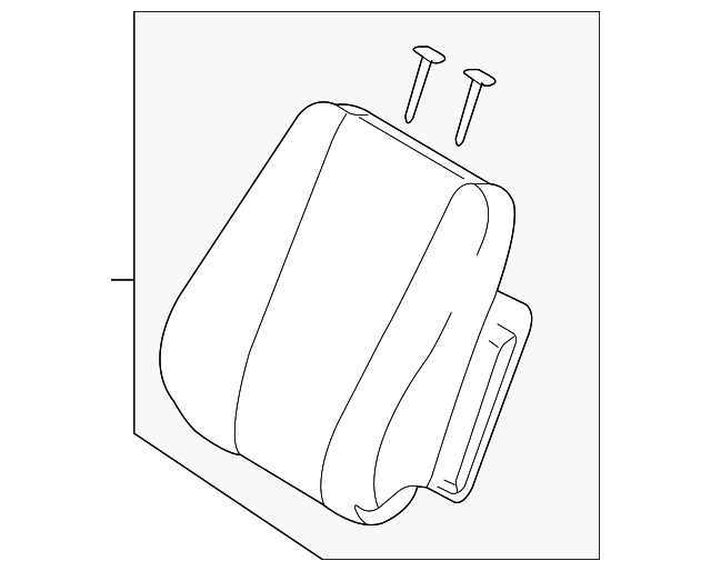 88300-1F4814BK Деталь SEAT BACK ASSY