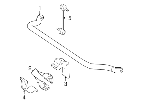 GL320 STABILIZER BAR & COMPONENTS