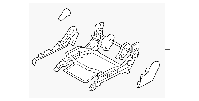88600-1E050-AR Деталь SEAT ADJUST ASSY