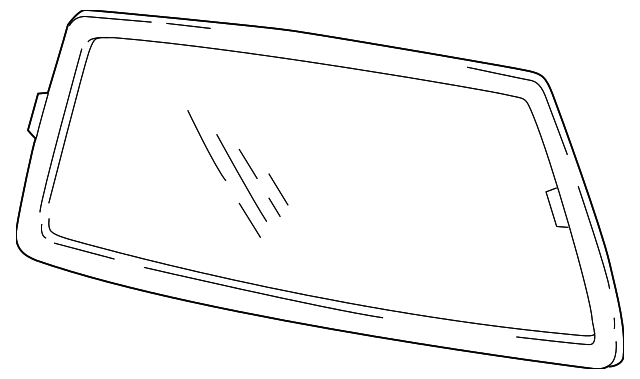 55275544AC Деталь BACK GLASS