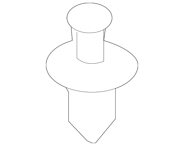 5971978J00 Деталь COWL GRILLE CLIP, RIGHT