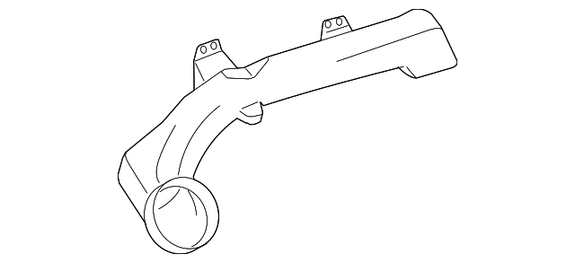 55843-0R010 Деталь DEFROSTER DUCT, LEFT