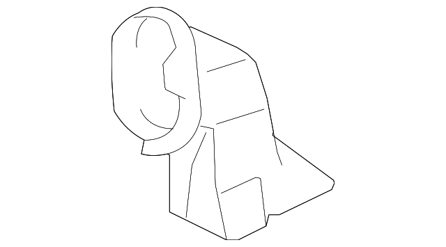 87211-0R020 Деталь HEATER DUCT, RIGHT
