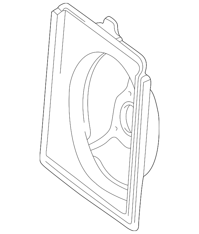 16711-0A120 FAN SHROUD, RIGHT