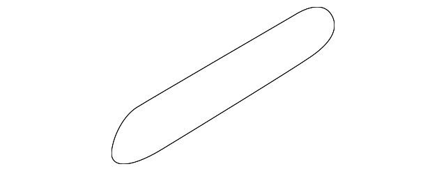 MR437481 Деталь REAR MOLDING CLIP, LEFT