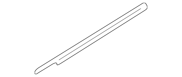 MR492457 Деталь FRONT MOLDING, LEFT