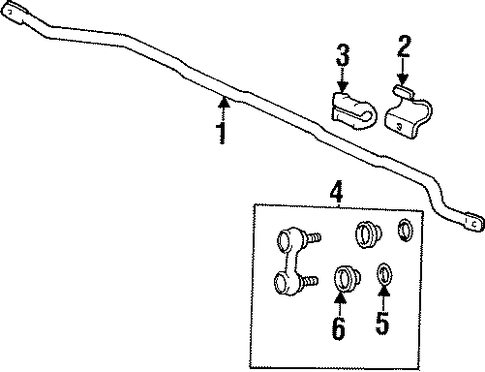 Sonata STABILIZER BAR & COMPONENTS