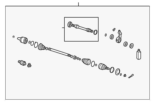 49500-2C112 Деталь AXLE ASSY