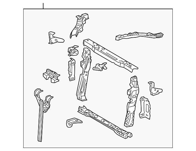 53201-76901 Деталь RADIATOR SUPPORT