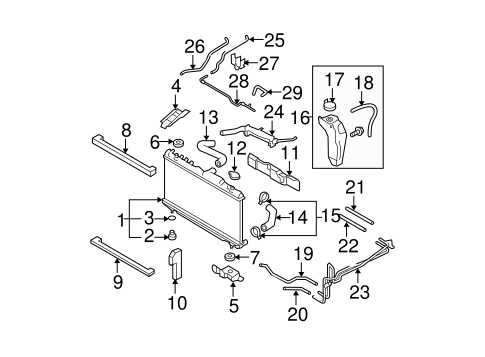 Outback RADIATOR & COMPONENTS