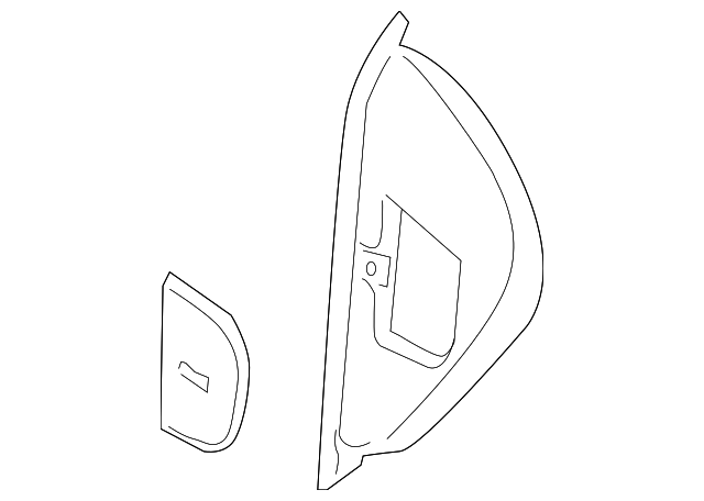 7383186Z11 Деталь SIDE COVER, LEFT