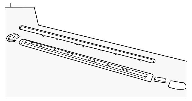 3L2Z16451EA Деталь STEP BAR ASSY, LEFT