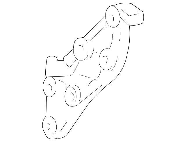 57226-25000 Деталь POWER STEERING PUMP MOUNT BRACKET