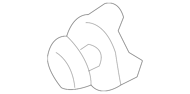 15667103 Деталь TAIL GATE BUMPER