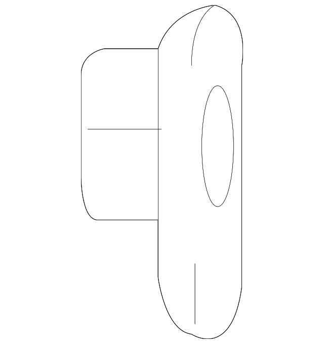 48452-50050 Деталь LOWER CNTRL ARM ADJUST CAM, RIGHT