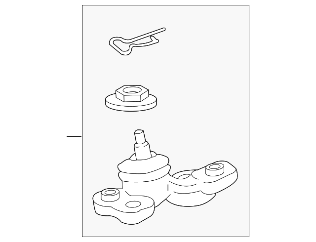 43330-59145 Деталь LOWER BALL JOINT, RIGHT