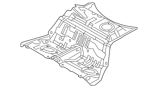 4H0-804-081-TA Деталь REAR FLOOR PAN