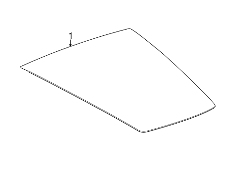 Corvette GLASS - LIFT GATE