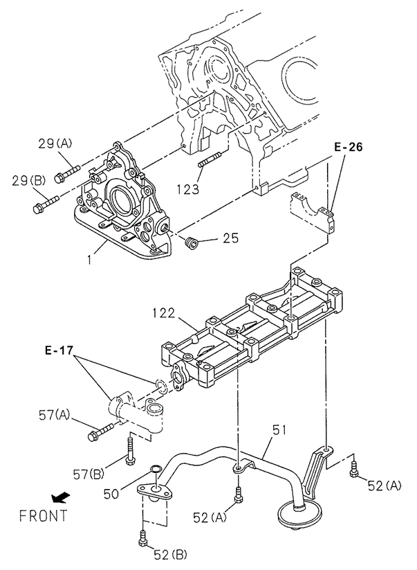 ENGINE/OIL PUMP - OIL STRAINER for 1998 Acura SLX #1