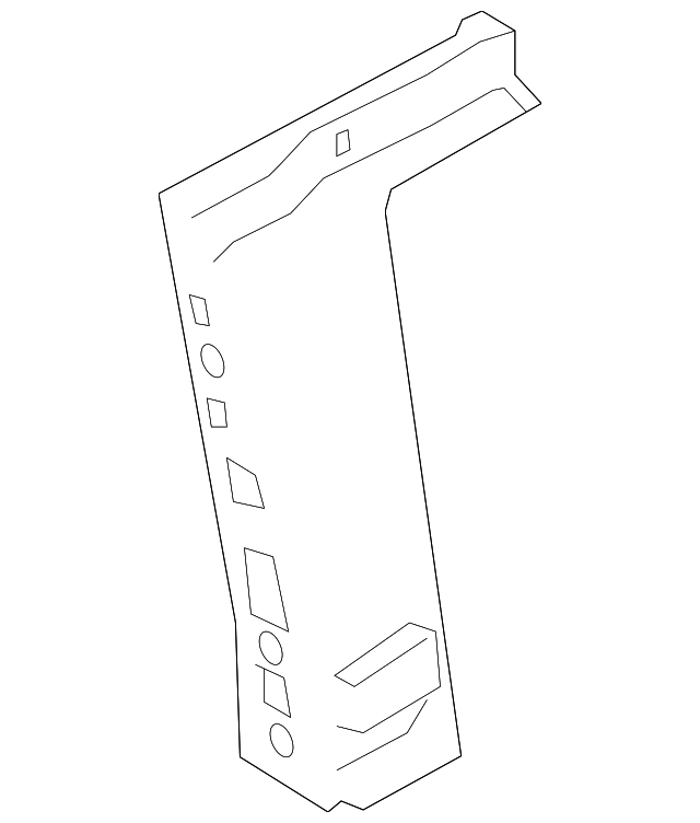 87601-CF42D Деталь SEAT BACK FRAME