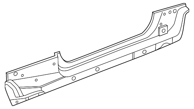 55397221AE Деталь ROCKER PANEL, LEFT