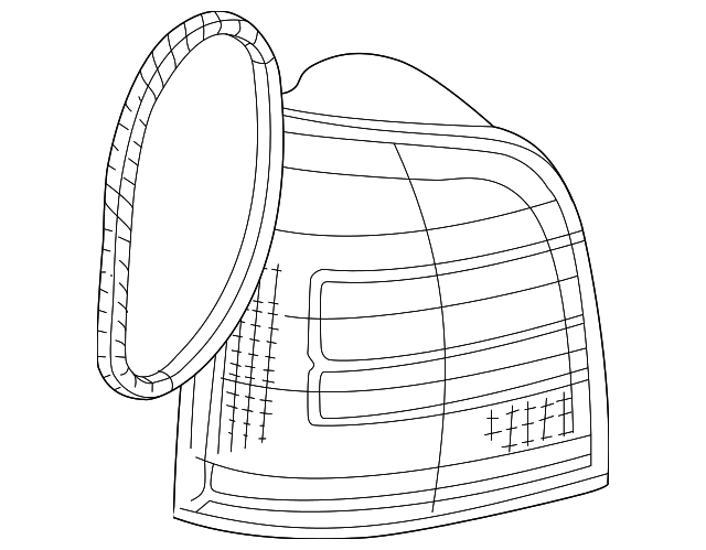 8D9-945-111-B Деталь TAIL LAMP ASSY, LEFT