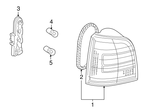 A4 Quattro TAIL LAMPS