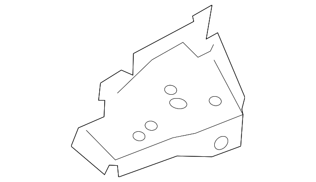 19317060 Деталь LOWER PANEL, RIGHT