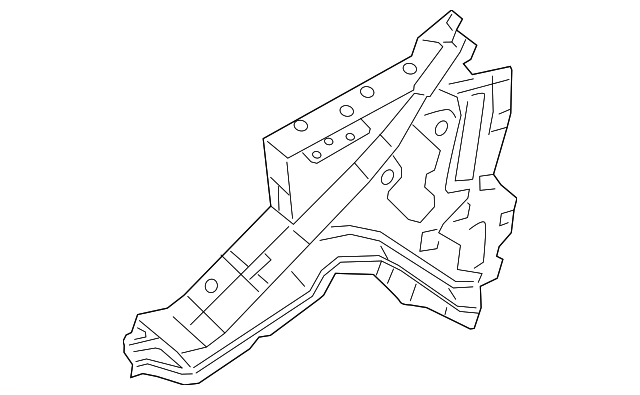 19317061 Деталь UPPER RAIL, RIGHT