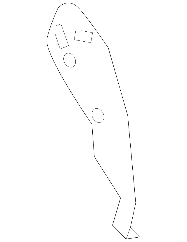19317059 Деталь SHOCK BRACKET, RIGHT
