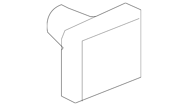 74618-60060-A0 ASSIST STRAP COVER, RIGHT