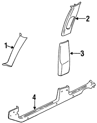 Contour INTERIOR TRIM - PILLARS