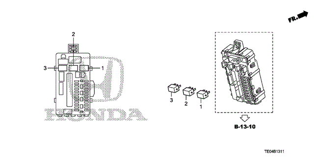 ELECTRICAL / EXHAUST / HEATER / FUEL/CONTROL UNIT (CABIN) (2) for 2010 Honda ACCORD COUPE #1